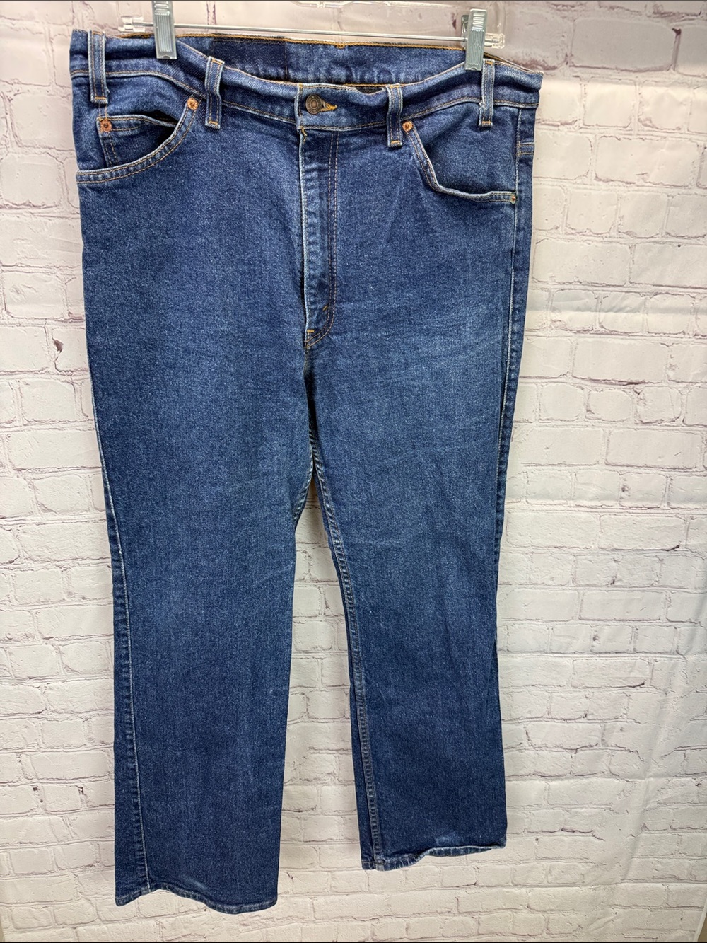 Vintage 90s Levi's 517 Orange Tab Bootcut Jeans Made in USA Mens measure 34x29